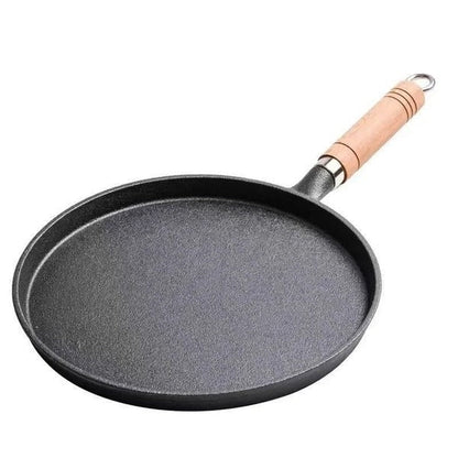 Padella in ghisa per pancake, compatibile con fornelli a gas e a induzione