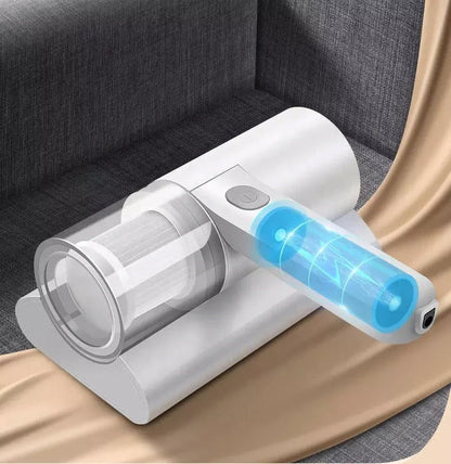 Aspirapolvere portatile per letto con luce UV e funzionamento senza fili