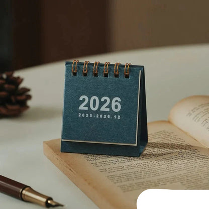 Calendario da tavolo 2026 con layout di pianificazione quotidiana