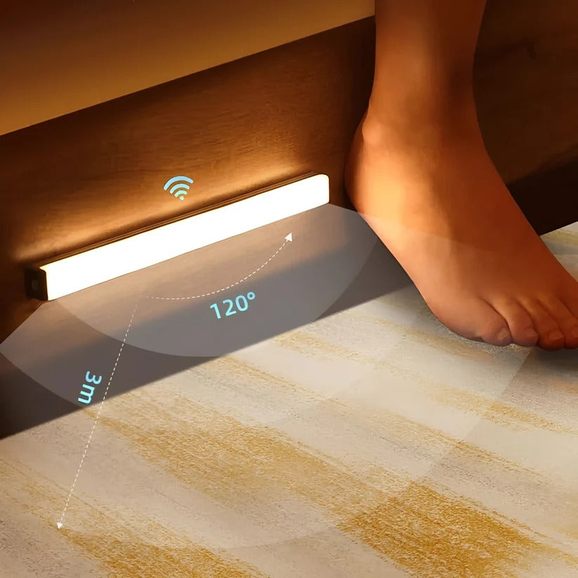 Striscia LED con rilevamento di movimento e luce calda per ambienti interni