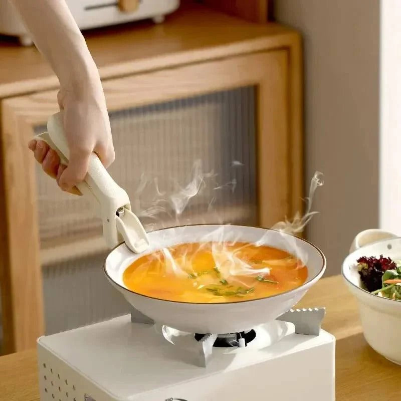 Pad di presa in silicone per forno con superficie antiscivolo per maneggiare pentole calde