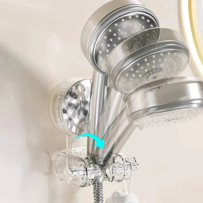 Supporto per soffione doccia a ventosa con angolo regolabile