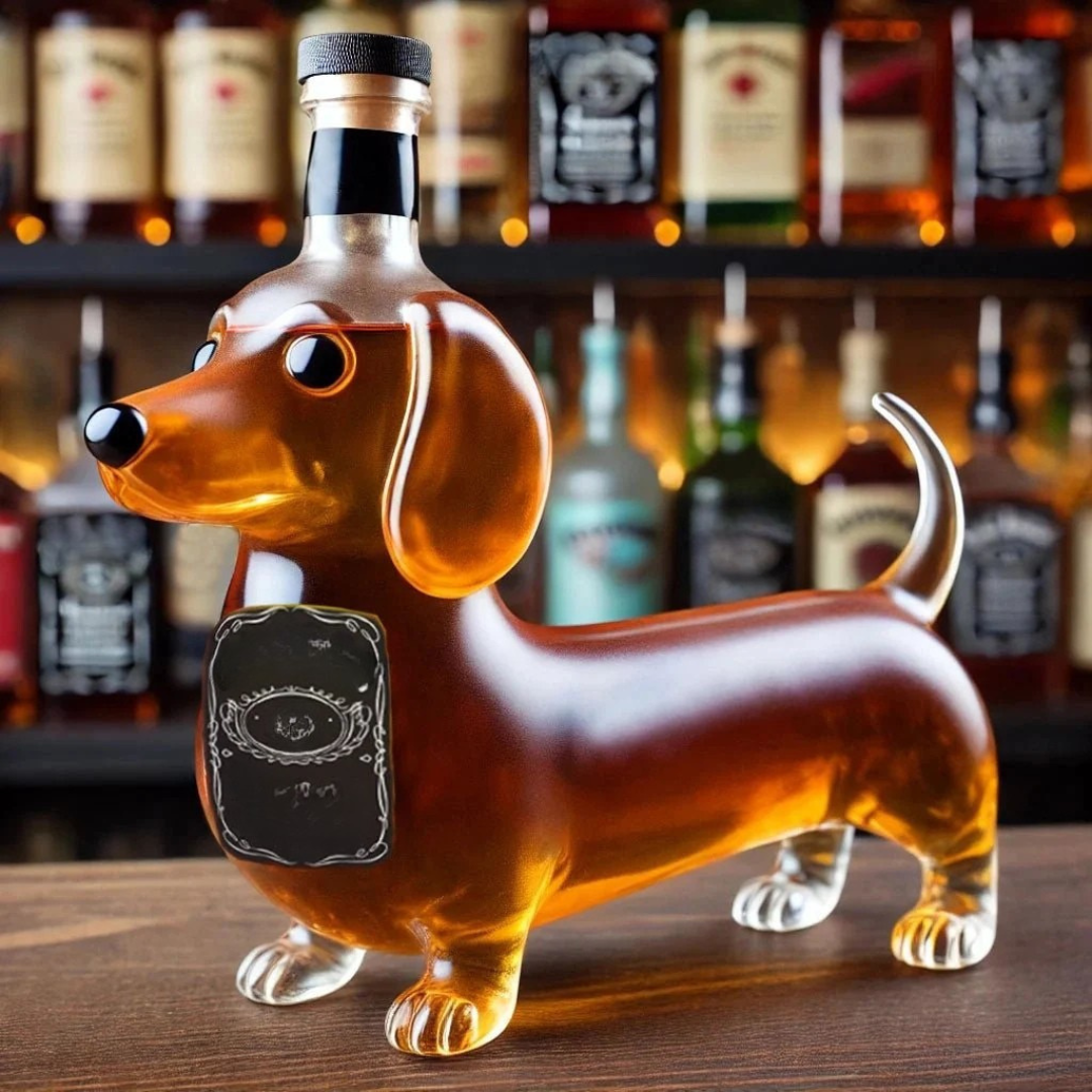 Decanter per Whisky in Vetro – Design Cane
