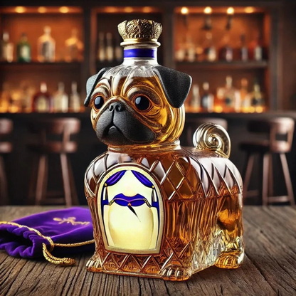Decanter per Whisky in Vetro – Design Cane