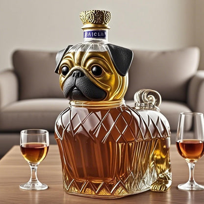 Decanter per Whisky in Vetro – Design Cane
