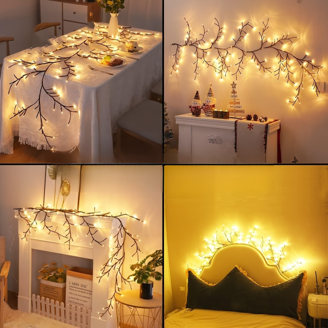Lampada da parete LED Ramas de Sauce – Illuminazione decorativa con alimentazione USB