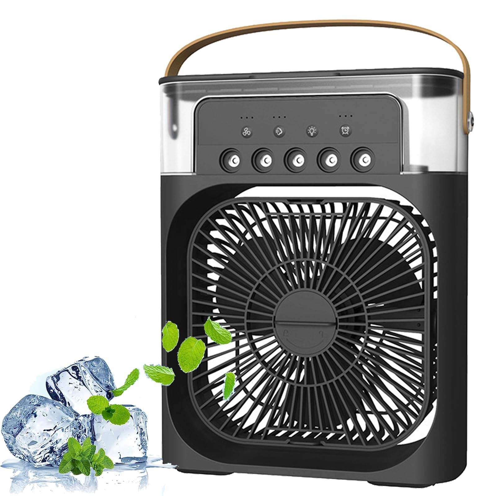 Ventilatore portatile con funzioni multiple