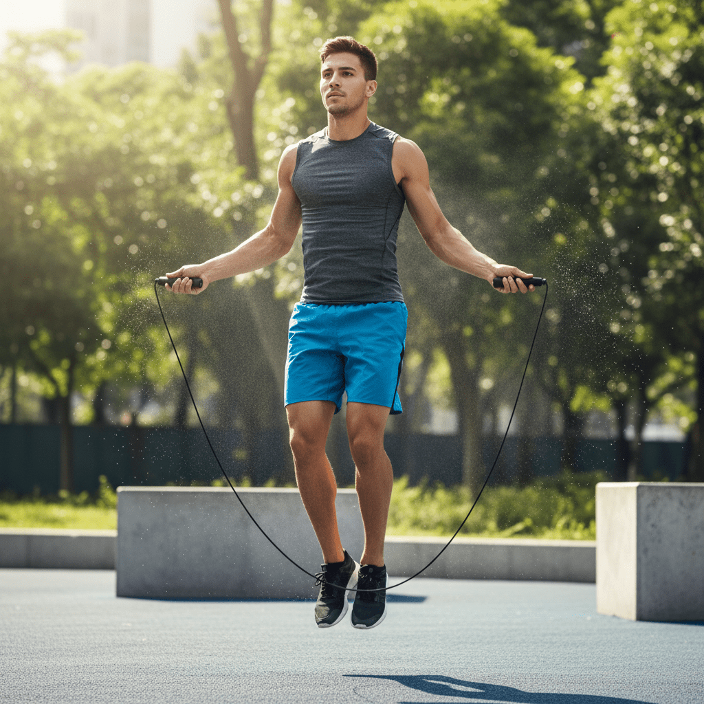 Jumpfit - Corda da salto intelligente con tracciamento tramite app e lunghezza regolabile