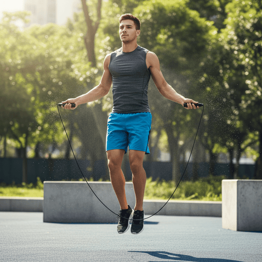 Jumpfit - Corda da salto intelligente con tracciamento tramite app e lunghezza regolabile
