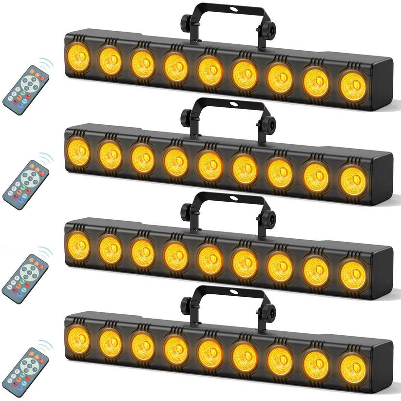 Barra LED wash RGBW da 36 W, uplight DMX da palco per DJ con telecomando per feste