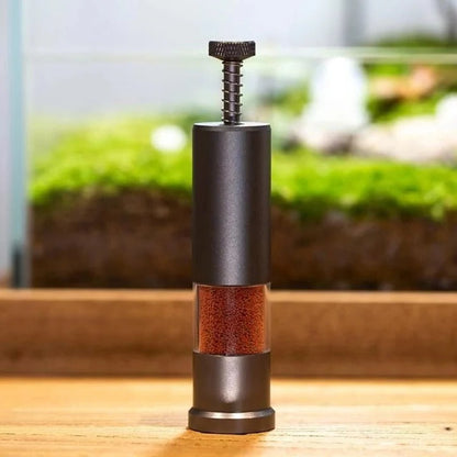 Mini alimentatore automatico per pesci d'acquario con design compatto