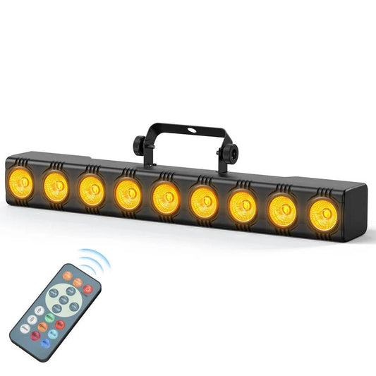 Barra LED wash RGBW da 36 W, uplight DMX da palco per DJ con telecomando per feste
