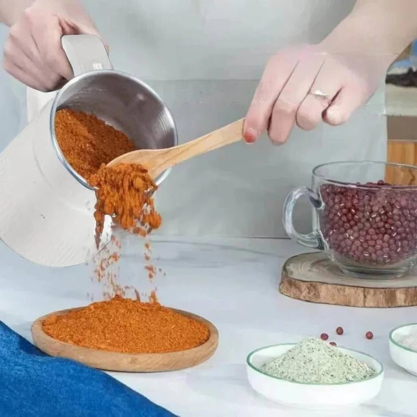 Mulino elettrico compatto per cereali per ottenere farina fresca