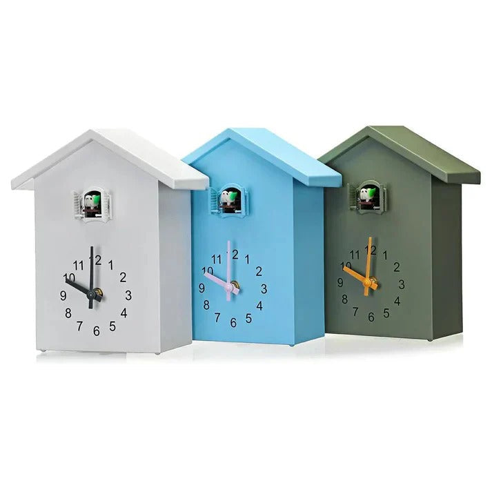 Orologio da Parete Decorativo con Uccellino e Suono Regolabile