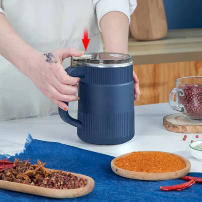 Mulino elettrico compatto per cereali per ottenere farina fresca
