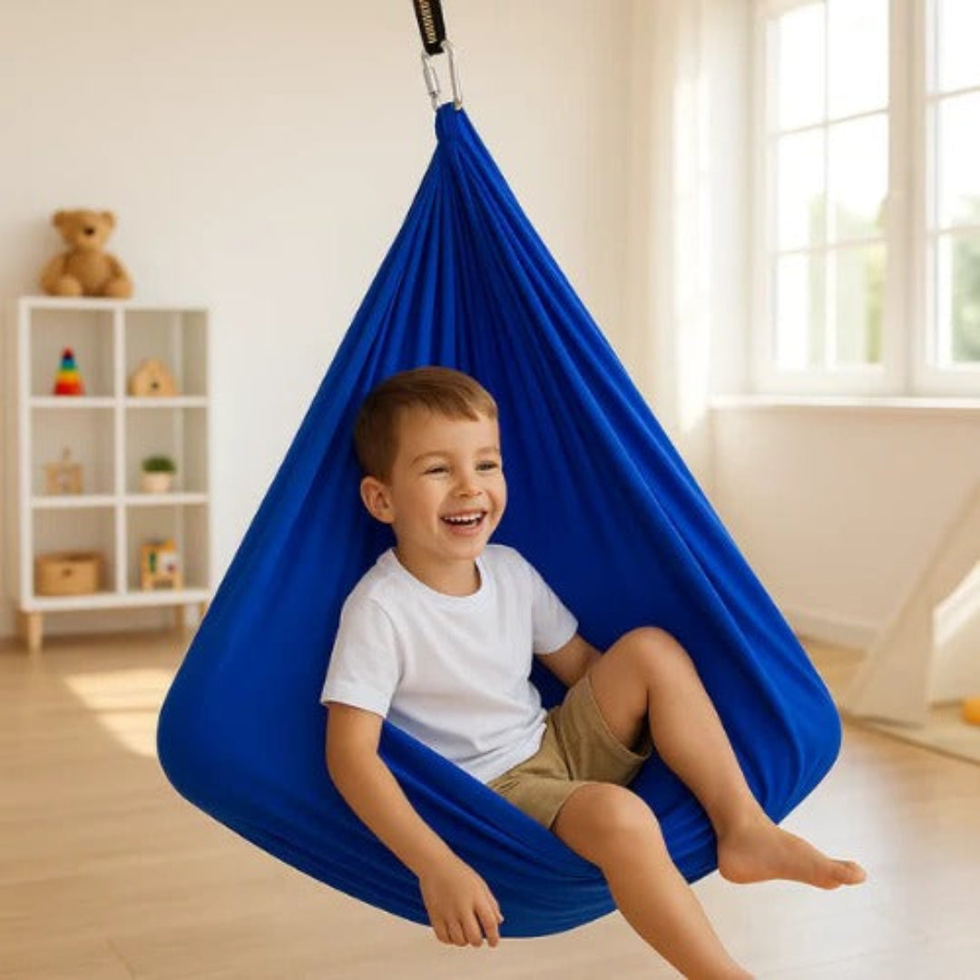 CalmSwing | Altalena Sensoriale Terapeutica per Autismo – Uso Interno ed Esterno