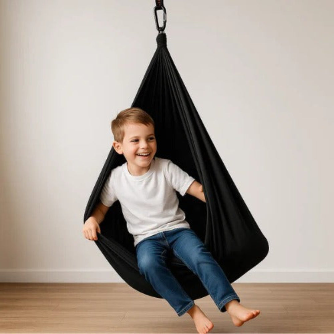 CalmSwing | Altalena Sensoriale Terapeutica per Autismo – Uso Interno ed Esterno