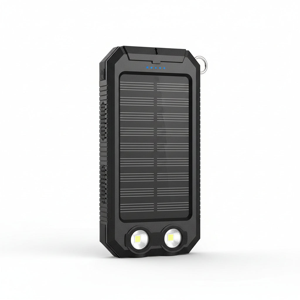 Caricabatterie solare per power bank con design impermeabile