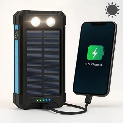 Caricabatterie solare per power bank con design impermeabile