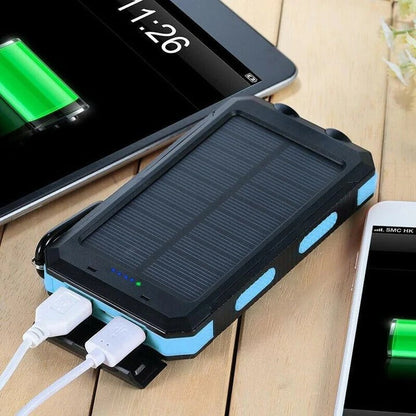 Caricabatterie solare per power bank con design impermeabile
