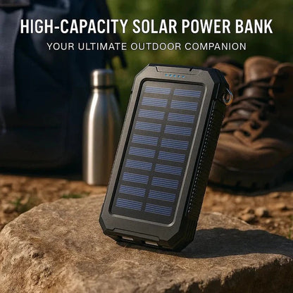 Caricabatterie solare per power bank con design impermeabile