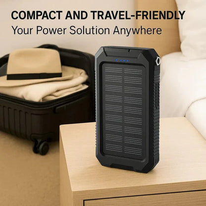 Caricabatterie solare per power bank con design impermeabile