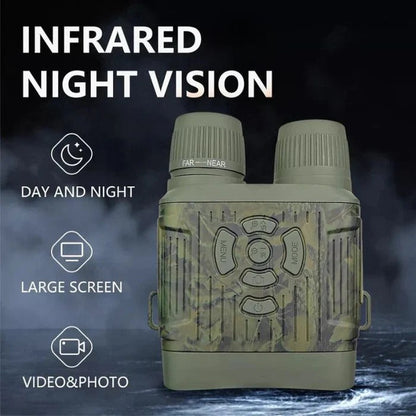 Binocolo a Visione Notturna a Infrarossi con Display Integrato e Zoom