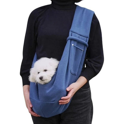 Trasportino a fascia per piccoli cani e cuccioli
