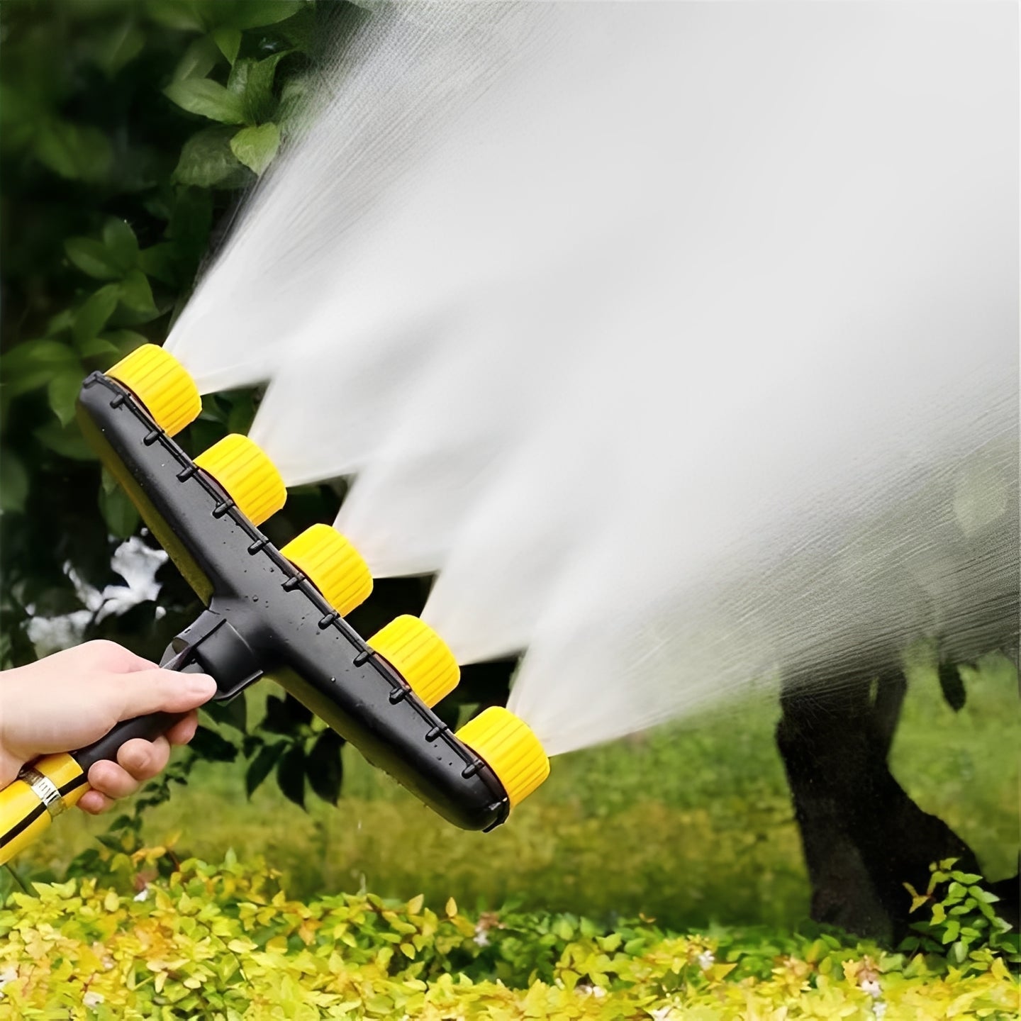 Accessorio ugello multifunzione per tubo da giardino