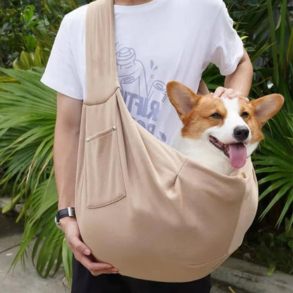 Trasportino a fascia per piccoli cani e cuccioli