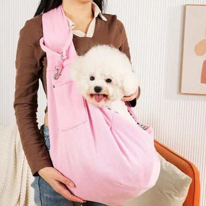 Trasportino a fascia per piccoli cani e cuccioli