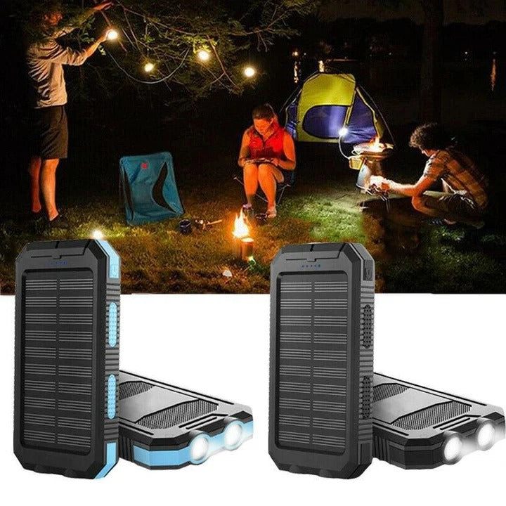 Caricabatterie solare per power bank con design impermeabile