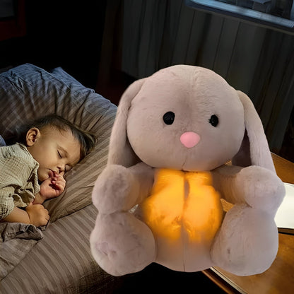 Coniglio di peluche con movimento respiratorio
