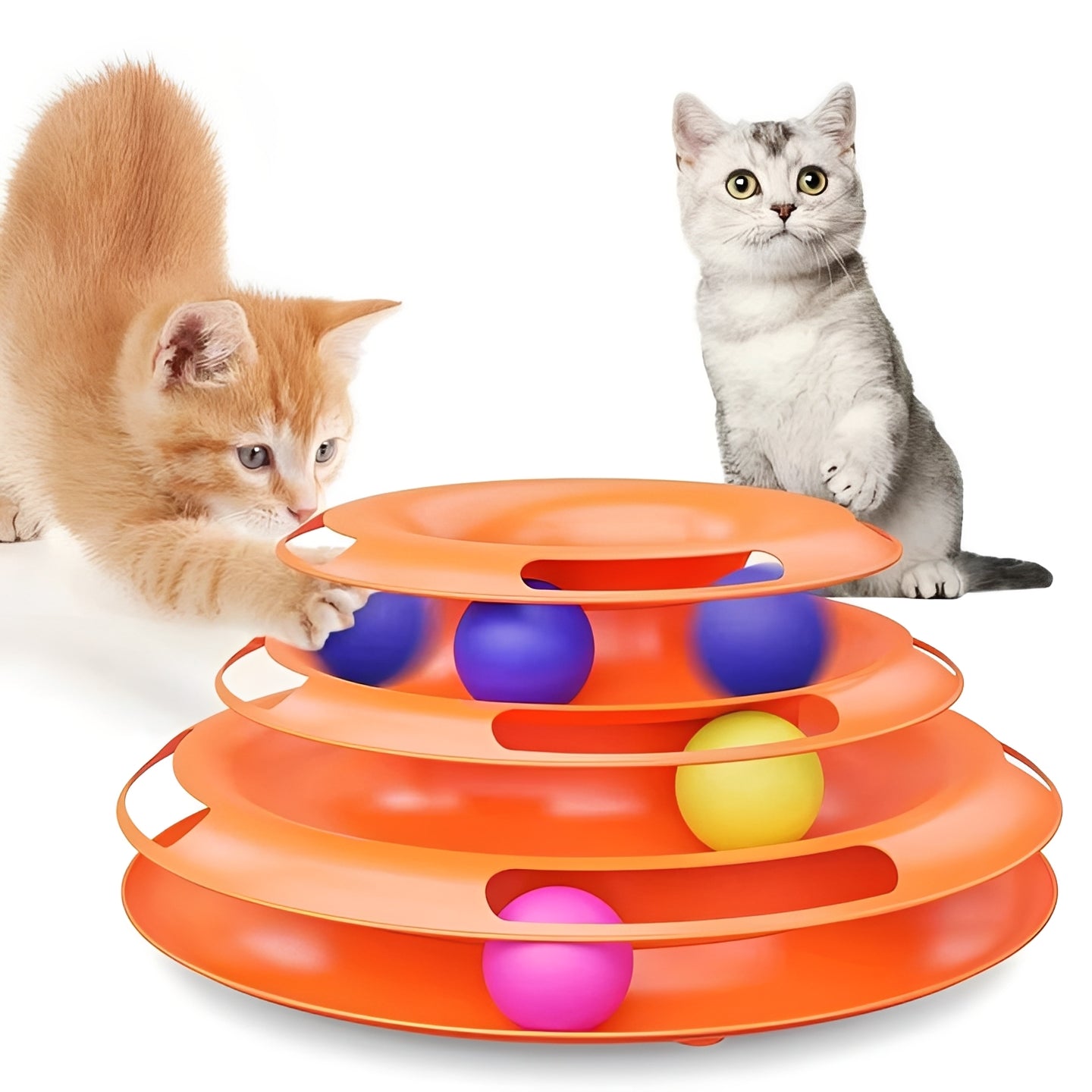 Set di giocattoli interattivi per gatti per un gioco attivo