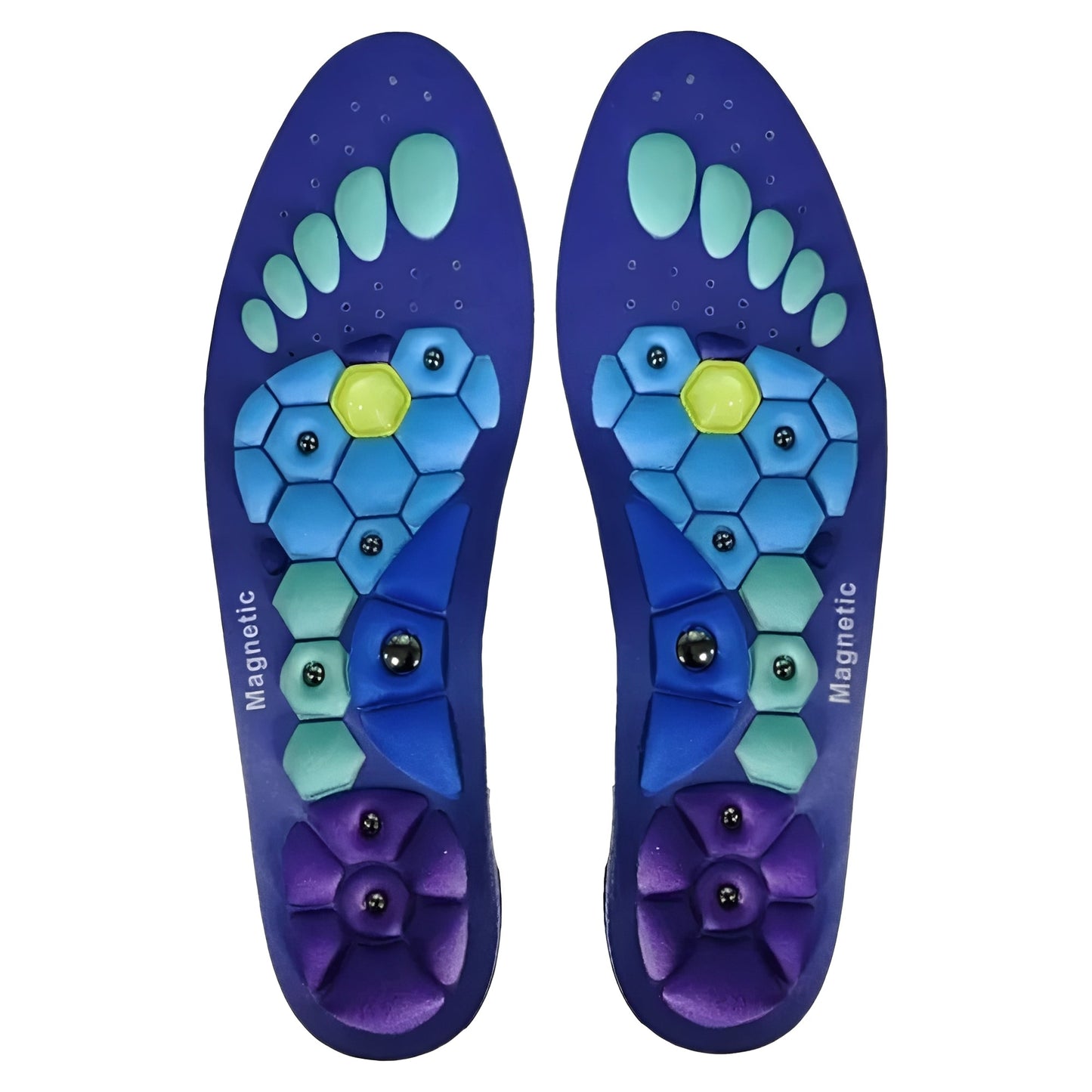 Plantari magnetici confortevoli con imbottitura e supporto dell'arco plantare