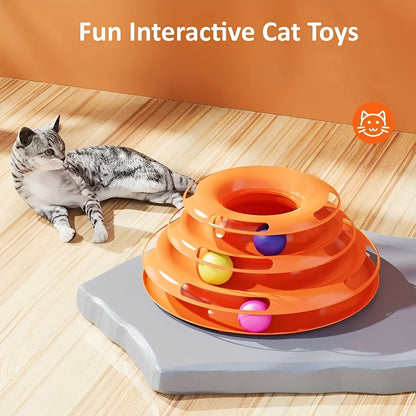 Set di giocattoli interattivi per gatti per un gioco attivo