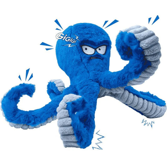 Giocattolo in peluche per cani con effetto scricchiolio e masticabile