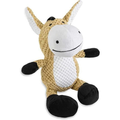 Giocattolo in peluche per cani con effetto scricchiolio e masticabile