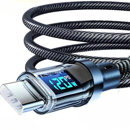 Cavo di ricarica USB-C con display LED di potenza