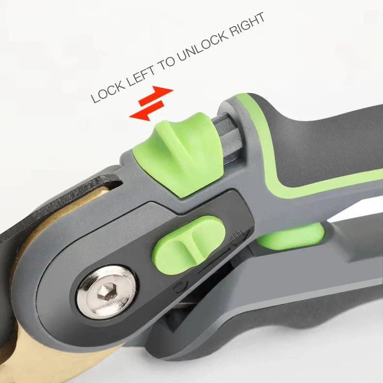 Forbici da potatura con lama in acciaio e impugnatura ergonomica per tagli facili