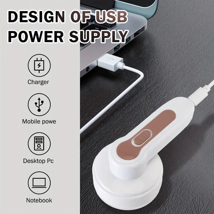 Raschietto elettrico per pelucchi con batteria ricaricabile per indumenti e tappezzeria