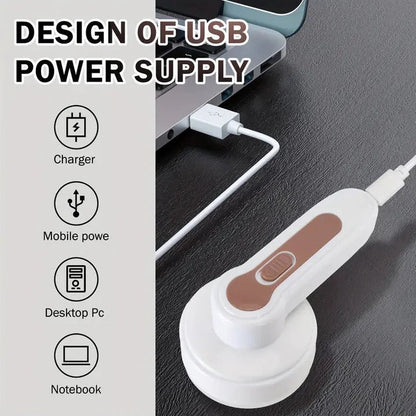 Raschietto elettrico per pelucchi con batteria ricaricabile per indumenti e tappezzeria