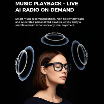 Occhiali intelligenti con videocamera integrata e audio Bluetooth