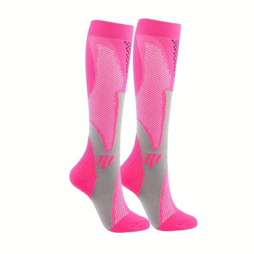 Calzini compressivi traspiranti per donne, corsa e recupero sportivo