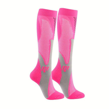 Calzini compressivi traspiranti per donne, corsa e recupero sportivo