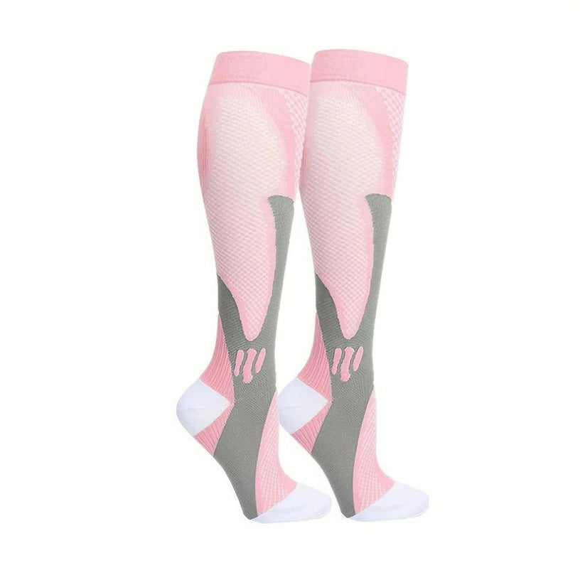 Calzini compressivi traspiranti per donne, corsa e recupero sportivo