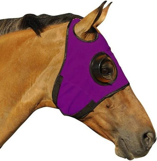 Paraocchi per cavallo con cinghie in pelle regolabili