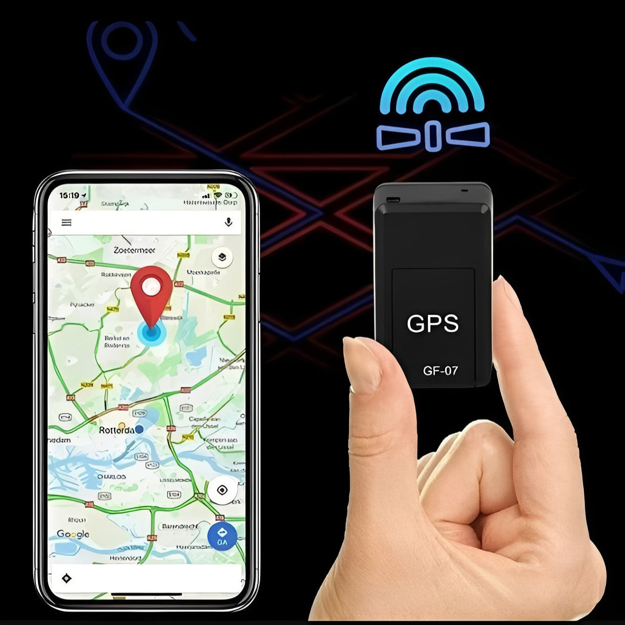 Mini Tracciatore GPS Magnetico per il Tracciamento Globale in Tempo Reale
