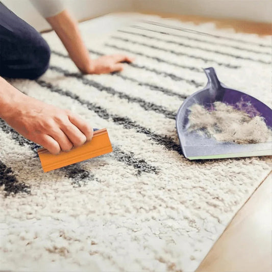 Strumento per la rimozione dei peli di animali domestici dai tessuti per auto e mobili