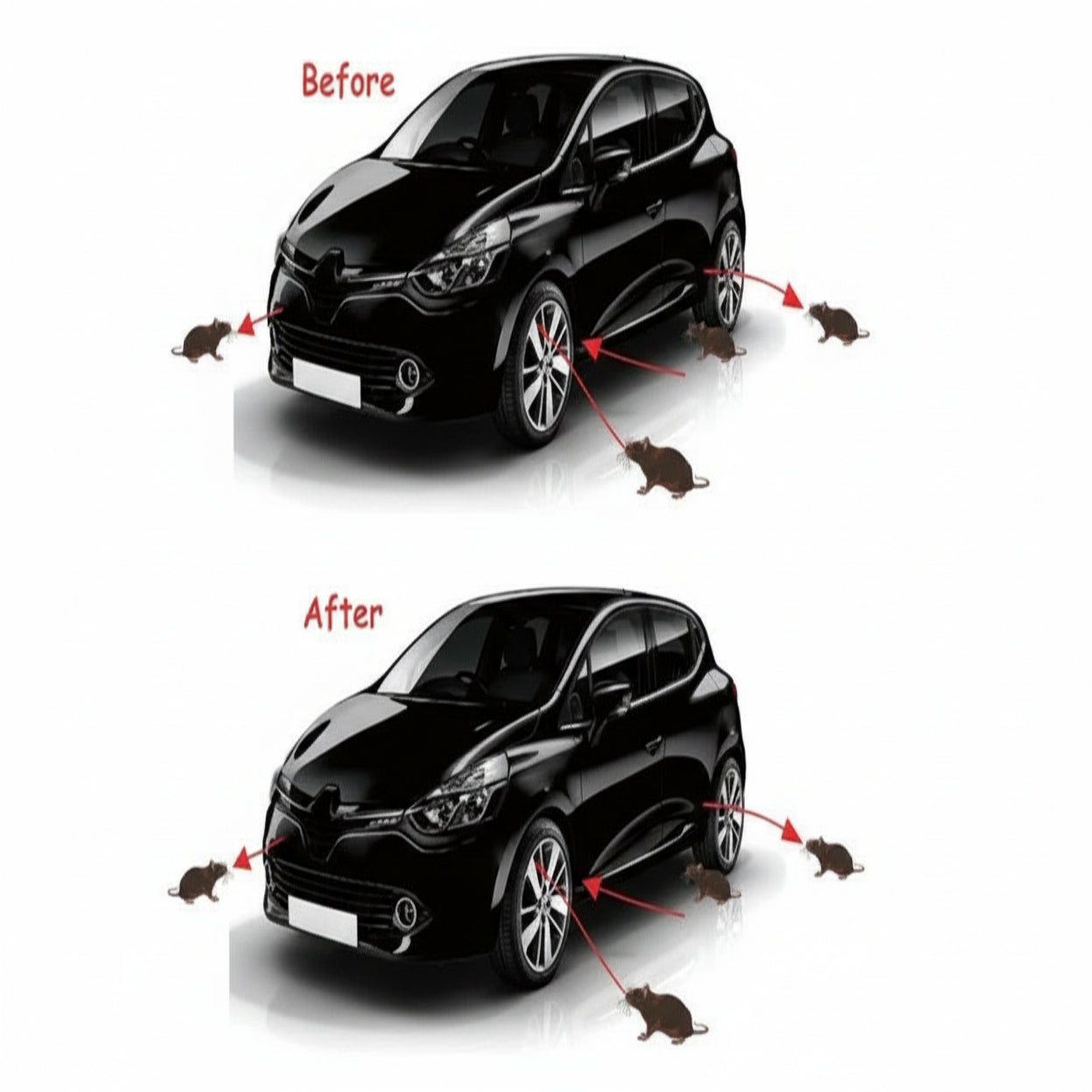 Dispositivo Antiroditori a Ultrasuoni per Veicolo 12V da Installare nel Motore